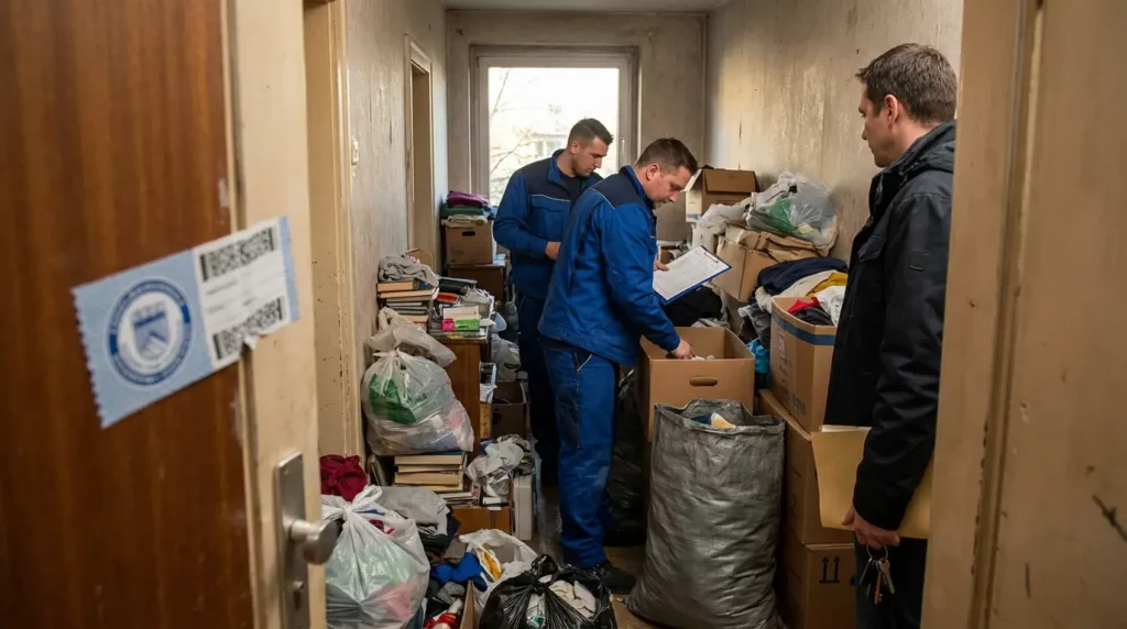Räumung einer Messie-Wohnung nach Zwangsräumung
